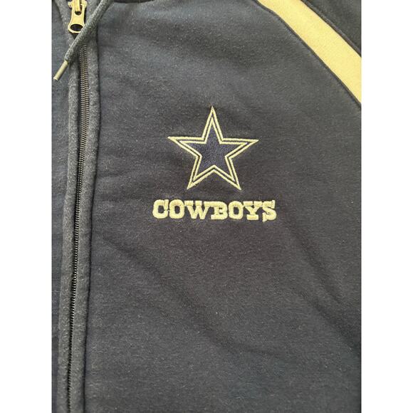 NFL Dallas Cowboys Unisex Zip Up Hoodie Size L - Picture 2 of 4